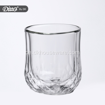 Doppelwandiger Bier Whisky Glasbecher